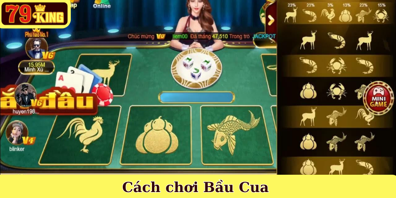 Cách chơi bầu cua