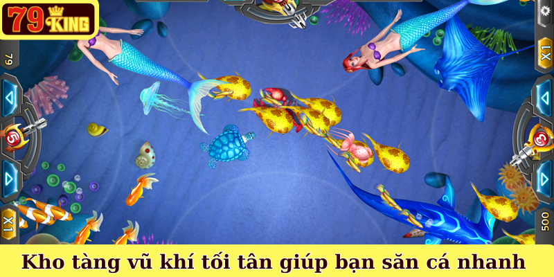 Kho tàng vũ khí tối tân giúp bạn săn cá nhanh